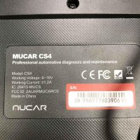 mucar OBD2 Diagnosegerät, CS4 Diagnosegerät Auto, 2022 OBDII Scanner mit 5 Servicefunktionen und 4 Systemdiagnosen ABS/SRS/ECM/TCM, 5 Reset-Funktion Kostenlosen Lebenslangen