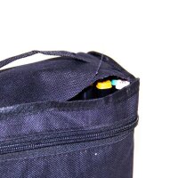 Set of 80 permanent double tip markers and carrying case