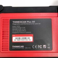 Auto scanner ThinkScan Plus S5, OBD2 Scanner ABS SRS Check Engine Auto Codeleser Automotive Diagnostic Scan Tool with 28 Reset functions, 5 inch touchscreen, Auto Vin, WiFi One-Klick-Update, TKPS5