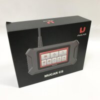 mucar OBD2 diagnostic device, CS6 OBDII scanner with AutoVIN, retrofitted version diagnostic device car with 6 system diagnoses ABS/SRS/ECM/TCM/BCM/TPMS, 7 reset functions, free use