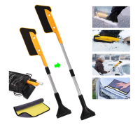 FREESOO Snow Scraper Snow Brush 2 in 1 Detachable and...