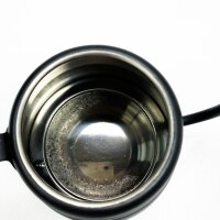 Schwanenhals-Wasserkocher, 1,2 l Edelstahl-Kaffee-Tee-Wasserkocher 1000 W Ein-Klick-Siede-LED-Digitalanzeige Variable Temperaturregelung Druck-Timer, mit deutlichen gebrauchspuren und ohne OVP