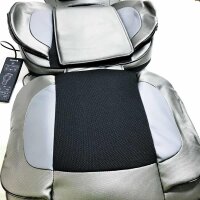 Comfier Shiatsu Rücken und Nacken Massagesitzauflage mit Wärme - 2D / 3D-Knet Massageauflage mit voller Rückenlehne und einstellbarer Luftkompresse, Ganzkörper Massagematte für Damen, Herren