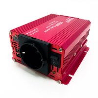 Wechselrichter, 500 W, 12 V, 220 V, Dual-USB, Power Inverter DC 12 V AC 230 V, Wechselrichter, Trafo mit Zigarettenanzünder, Steckdose