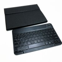 SENGBIRCH Tastatur Hülle für iPad Air 4 Generation, Bluetooth Tastatur mit iPad Schutzhülle (Beleuchtet Tastatur Deutsch Layout) Kompatibel mit Neue iPad Air 4 & iPad Pro 11 1&2 Generation - Schwarz
