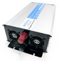 Bapdas 1000W pure sine wave car inverter / voltage converter DC 12 V to AC 220-230 V with 2 AC sockets and 1 USB ports