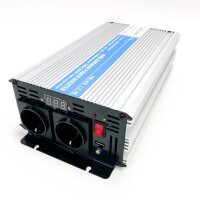 Bapdas 1000W Reiner Sinus Kfz-Wechselrichter / Spannungswandler DC 12 V auf AC 220-230 V mit 2 AC Buchse and 1 USB Anschlüsse