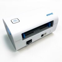 Jiose Thermo Etikettendrucker, DHL 4X6 Labeldrucker, Versandetikettendrucker, Etikettermaschiene für Amazon DHL DPD Hermes UPS Shopify FedEx, Weiß