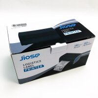 Jiose Thermo Etikettendrucker, DHL 4X6 Labeldrucker, Versandetikettendrucker, Etikettermaschiene für Amazon DHL DPD Hermes UPS Shopify FedEx, Weiß