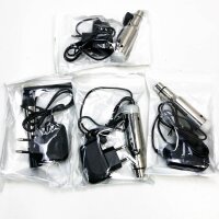 2.4 g ISM DMX512 male/female XLR transmitter/recipient with antenna for Moving Heads stage Light (1 transmitter & 3 receiver (battery))