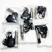 2.4 g ISM DMX512 male/female XLR transmitter/recipient with antenna for moving heads stage light (1 transmitter & 5 receiver (battery)))