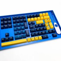 Akko Macaw Tastatur Tastenkappen 199 Tasten ASA Profile PBT Double-Shot Full Keycap Set für Mechanische Tastaturen mit Sammelbox