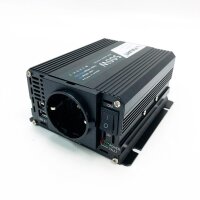 LVYUAN 500W Wechselrichter DC 12 V auf 230V AC Spannungswandler Auto Konverter 12 V mit Dual USB Ports & EU-Steckdosen ohne OVP