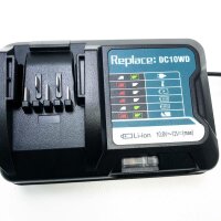 Replacement charger for Makita battery Decker quick charger with LED screen 10.8V 12V DC10WD DC10SB DC10WC BL1015 BL1016 BL1021B BL1041B (EU plug) without original packaging