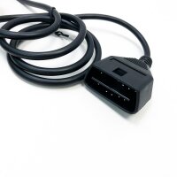 mucar OBD2 diagnostic device, CDL20 OBD2/EOBD diagnostic device car, universal vehicle error code reader with full OBD2 functions (black & red)