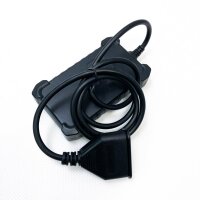 mucar OBD2 diagnostic device, CDL20 OBD2/EOBD diagnostic device car, universal vehicle error code reader with full OBD2 functions (black & red)