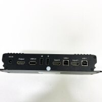 Tesmart 2 Port HDMI KVM Switch 4K 3840x2160@60Hz 4: 4 with keyboard and mouse Pass-Through 2 pieces 1.5m KVM cables supports USB 2.0 Devices Control of up to 2 computers/servers/DVRS black, without OVP