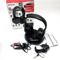 AIWA WHF-880 wireless HF headphones with PLL, headband...
