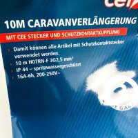 10M Gummi-Neopren Caravanverlängerung CET