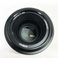 Yongnuo YN50 mm Nikon - lens for cameras DSLR (f/1.8, 58 mm, AF/MF), black