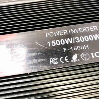 Voltage converter 12V 230V 1500W 3000 watt inverter LCD | Power converter with 2 USB sockets with scratches