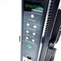 Patona V-Mount 2 Channel charger with 4-pin XLR cable (3M)