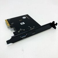 Yottamaster 20GBPS PCI-E Extension card with USB3.1 Gen2x2 port, PCIe to Tipoc Extension card for hosts with PCI-E slot, supports Windows/Linux