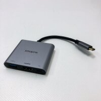 USB C on HDMI adapter, USB C HUB 3 in 1 Multiport Mac...