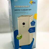 SUNTEC DryFix 16 select APP Luftentfeuchter – Für Räume bis 42 m2 bzw. 100 m3 – Entfeuchter mit App Steuerung – Smart Home Raumentfeuchter mit 16 l/Tag Entfeuchtung – Leise mobile Wäschetrocknung