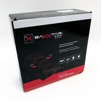 Baxxtar Pro-4 channel charger (2a per shaft)-compatible with all batteries of the Sony NP-F series NP-F550 NP-F750 NP-F970 NP-F990 NP-FM500H etc.