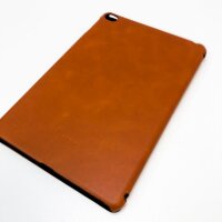 StilGut Couverture entwickelt für iPad Mini 5 Lederhülle - iPad Mini 5 (2019) Hülle aus Leder mit Smart Cover + Standfunktion, Case - Cognac