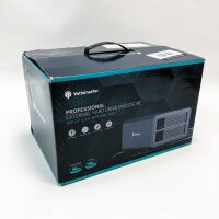 Yottamaster Externes 2 Bay Festplattengehäuse für 2,5"/3,5" SATA Festplatten, Aluminium USB 3.0 HDD Gehäuse 5Gbps, 40 mm Lüfter, UASP Supported, EU Plug, [Festplatten Nicht enthalten]-FS2U3