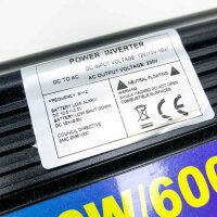 Yinleader Spannungswandler 3000W/6000W 12V 230V modifizierter Sinus Wechselrichter Power Inverter mit 2 Steckdose 1 USB und LED-Display, für Auto, Boot, Camping (drahtlose Fernbedienung)