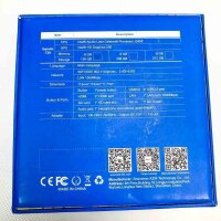 Mini-Computer, Beelink T34, lüfterloser Mini-PC-Desktop, 8 GB DDR3/128 GB SSD, ultradünner Windows 10 Intel Celeron J3455-Prozessor (bis zu 2,3 GHz), Dual-HDMI, 2,4 G + 5,8 G Dual-WLAN, Gigabit-Ethernet, BT 4.0 ohne HDMI Kabel