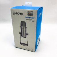 BOYA BY-PM700SP USB-Kondensatormikrofon für iOS Android Windows Mac Computer-Mikrofone für die Aufnahme von Rundfunk- und Fernsehprogrammen Padcasting