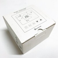 KETOTEK WiFi Thermostat für Fußbodenheizung Wasser Heizung 3A Kompatibel mit Alexa Echo/Google Home/Tuya Smart Life APP, Intelligent Raumthermostat Warmwasser, Schwarz, ohne Kabel