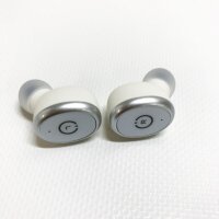 TOZO T10 Bluetooth-Kopfhörer IPX8 Wasserdicht Bluetooth 5.3 In Ear Kabellos mit Ladekoffer und Mikrofon, Premium-Sound mit tiefen Bässen für Laufen und Sport Weiß