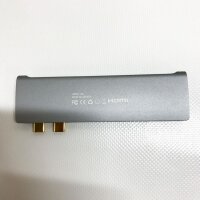 USB C Hub Adapter für MacBook Air M1 MacBook Pro 2020/2019/2018 13 15 16 Zoll, 7 in 2 Mac USB HDMI Zubehör USBC Adapter 4K HDMI, 2 USB 3.0, SD/TF-Karte. hunderbolt 3 & USB C