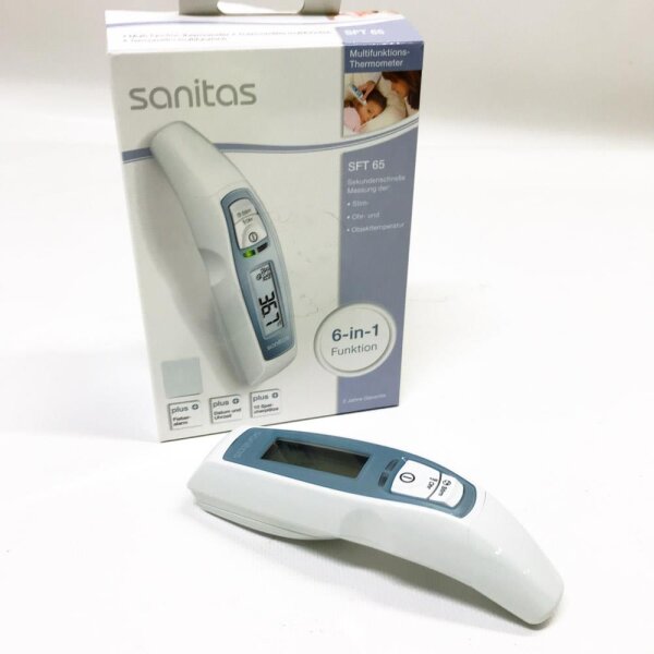 Sanitas 795.15 SFT 65 multifunction thermometer, OVP damaged