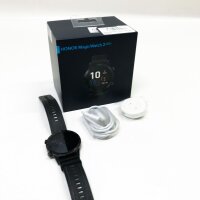 Honor Smartwatch Magic Watch 2 46 mm mit Blutsauerstoff und Herzfrequenz Fitness Tracker Armband Wearable, Amoled Touchscreen Fitness Armband Armbanduhr GPS 5 ATM Wasserdicht Schwarz, MNS-B19