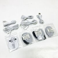 4 outputs TENS unit muscle stimulator machine: Easy@home...