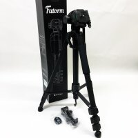 FATORM CAMERA INTAV, 155CM portable tripod with Bluetooth remote control and Phone Holder, tripod camera with 1/4 "quick-change plate, suitable for Canon Sony Nikon and DSLR cameras up to 5kg