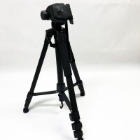 Fatorm Kamera Stativ, 155cm Tragbares Stativ mit Bluetooth-Fernbedienung und Phone Holder, Stativ Kamera mit 1/4" Schnellwechselplatte, Geeignet für Canon Sony Nikon und DSLR Kameras bis 5kg