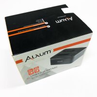 Alxum Festplatten Dockingstation, USB C Dual Bay USB 3.0 Docking Station für 2.5 und 3.5 Zoll SATA HDD/SSD/SSHD Offline Klon Bis zu 2 Laufwerke