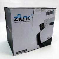 ZILNK PTZ IP Dome Kamera Outdoor, Überwachungskamera WLAN Aussen, 1080P Schwenken/Neigen/5-Fach Optischer Zoom, IR-Nachtsich, IP65 wasserfest, Bewegungsmelder, Unterstützung von 64GB SD Karten