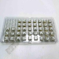 Akko CS Jelly Switches, 3 Pin 40gf Taktile Switch mit Staubdichtem Schaft, Nordlage LED, Transparente Abdeckung, 22 mm Zweistufige Feder, Kompatibel mit MX Mechanische Tastatur (41 PCs, Gelb)