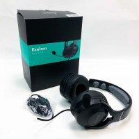Esolom PC Headset, 3,5mm Klinke Gaming Headset, Wired Business Headset mit Noise Cancelling Mikrofon für Skype-Chat Call Center Office Telefonkonferenzen Gaming Musik,Call Control Ultra Komfort