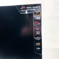 Asus Rog Swift PG329Q 81.28 cm (32 inch) gaming monitor (WQHD, Fast Ips, 175h, G-Sync-Compatible, DisplayHDR 600, HDMI, DisplayPort, 1MS reaction time) black