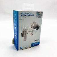 Kabellose Bluetooth-Kopfhörer, BOYA TWS Stereo Wasserdichte In-Ear-Kopfhörer mit kabelloser Ladehülle für iPhone Samsung Android Bluetooth 5.0 (Weiß)