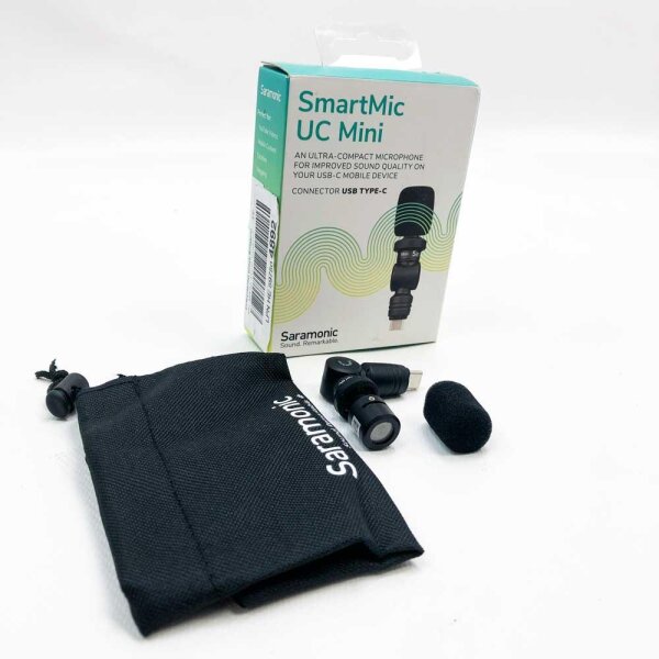 Saramonic Professional Mini-Plug-Play-Mikrofon kompatibel mit IOS iPhone Smartphone Recording Broadcast Podcast Mikrofone